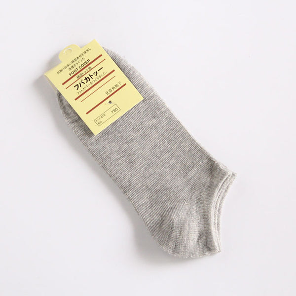 Grey No Show Socks (5pairs in a pack)