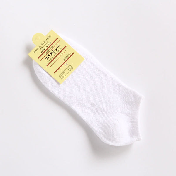 White No Show Socks (5pairs in a pack)