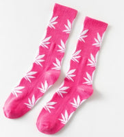 Pink/White Winter Crew Socks (3pairs in a pack)