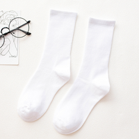 White Crew Socks (3pairs in a pack)